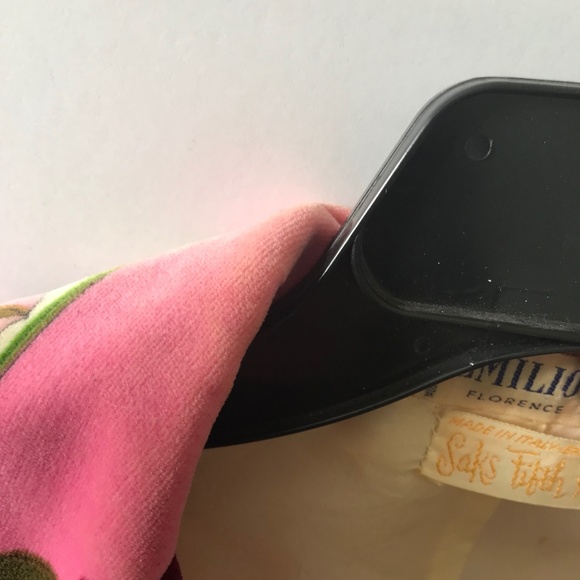 Vintage Emilio Pucci Velvet Jacket Pinks n Green Tulips..🌷 - Picture 7 of 9